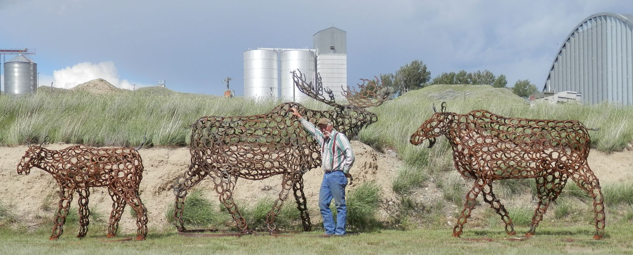 Horseshoe Sculptures By Dale Robertson